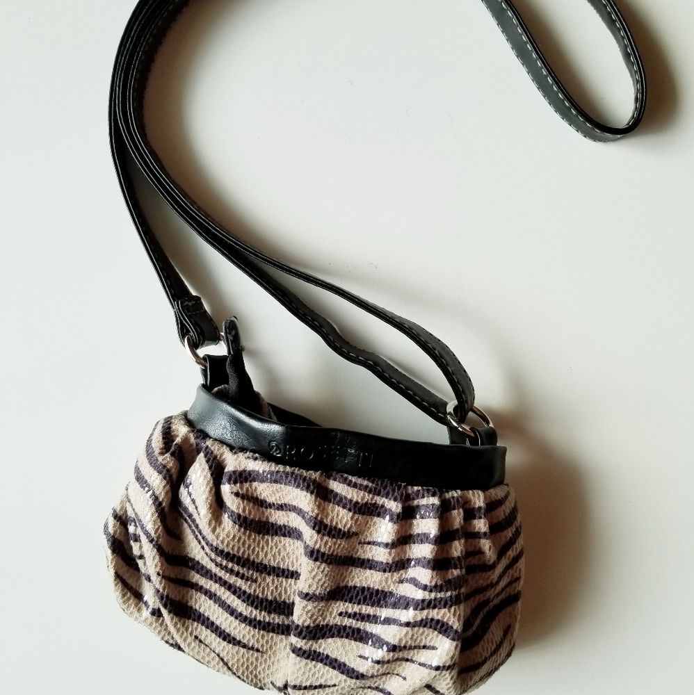 Rosetti Zebra Print Mini Crossbody Purse